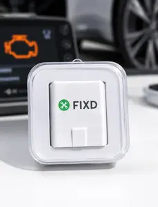 FIXD Bluetooth OBD2 Scanner, Wireless Car Diagnostic Tool for iPhone & Android, Check Engine Code Reader with Enhanced Codes Support for Repairs & Car Buying