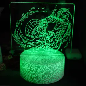 Demon Slayer Tanjiro LED Light Stand/ 3D Night Light