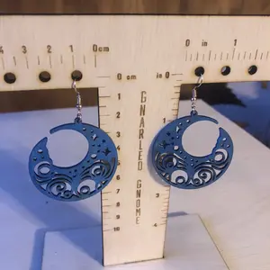 Boho Moon and Stars Earrings