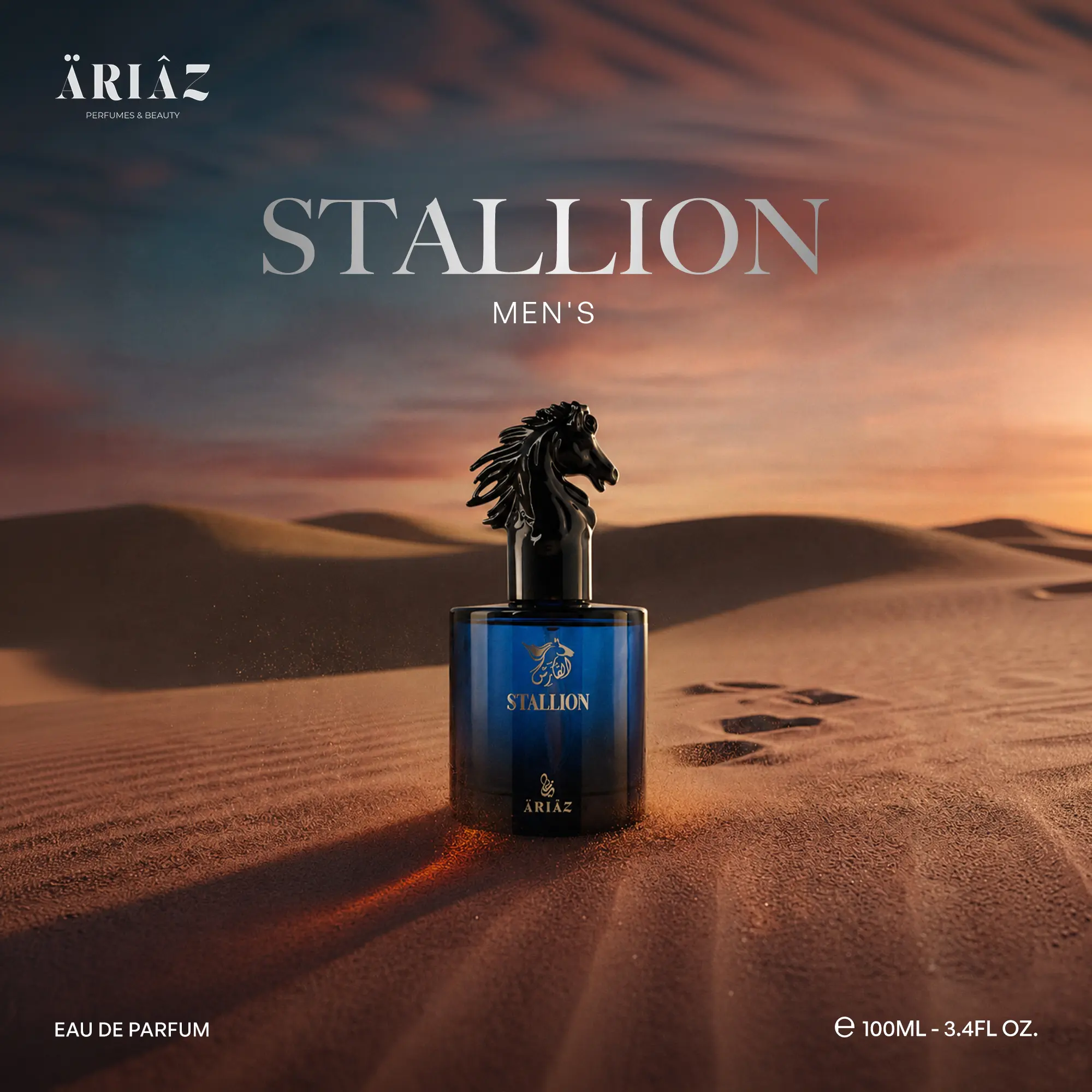 Stallion by ARIAZ 3.4oz/100ml Eau De Parfum for Men – Citrus Woody Aromatic