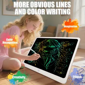 20-Inch Extra-Large LCD Writing & Drawing Tablet for Kids — One-Touch Erase Electronic Doodle Board