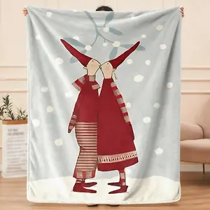 This Maileg Pixy Kiss  flannel blanket, a delicate all-season single product, can be laid and covered for practical convenience, enhancing home comfort, and is the most suitable gift for Thanksgiving.