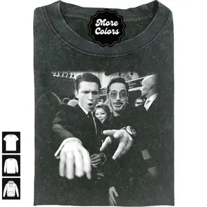 Tom Holland & Robert Downey Jr T-shirt, Sweatshirt, Cotton Unisex T-shirt, Crew Neck, Size S- 4xl, Menswear Top, Womenswear Top Underwear Streetwear