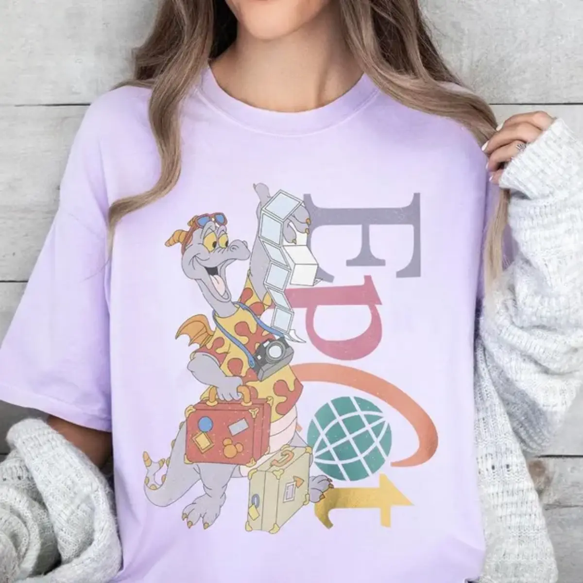 Vintage Epcot Figment T-Shirts, Epcot Shirts, Womens Epcot Tee