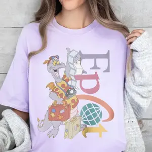 Vintage Epcot Figment T-Shirts, Epcot Shirts, Womens Epcot Tee