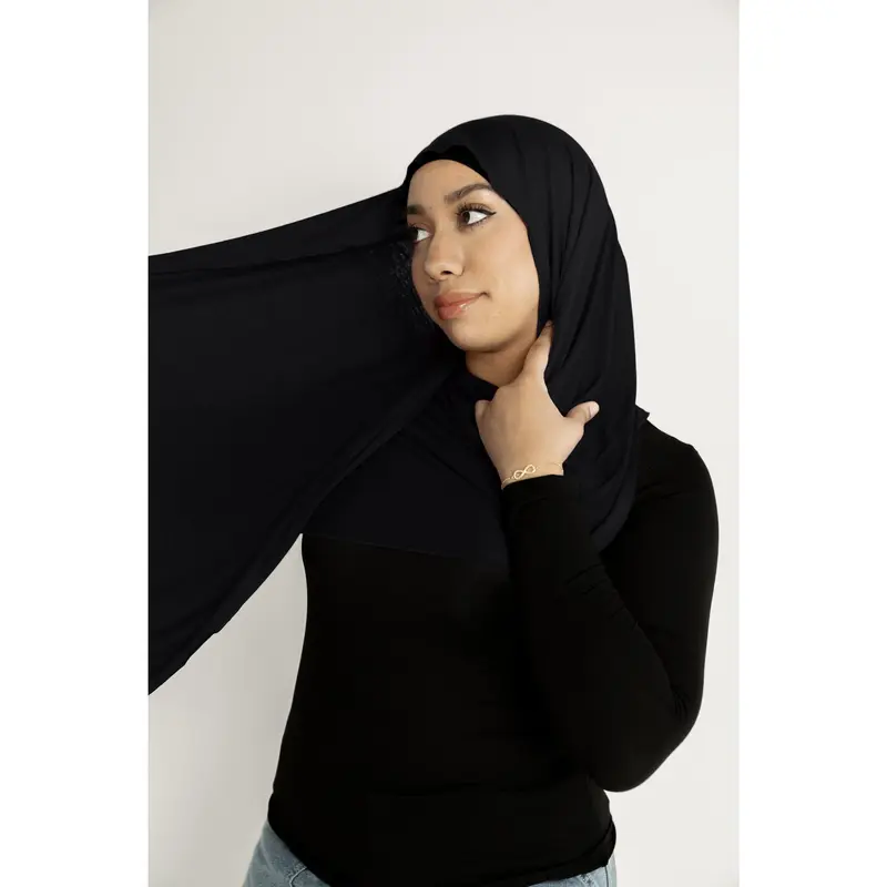 what colour hijab to wear with black dress Marble Effect Black Colour Abaya Modest Dress. – Al Siab main image 0