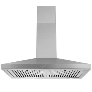 450 CFM Range Hood 30 inch with Ducted/Ductless Convertible Duct, Stainless Steel Over Stove Vent Hood with LED Light, 3 Speed Exhaust Fan, USGD2475 Kitchen Appliances Metal Durable