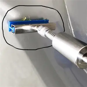 6-Piece Paintless Dent Repair Tool Set, Universal Blue Bodywork Kit, Stainless Steel Pulling Film & Bracket Tools, Car Dent Removal Accessories