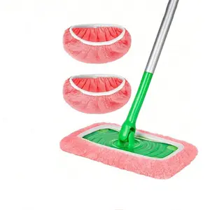 Reusable Microfiber Mop Pad, Dry Wet Use Mop Cover for Brooms, Washable Floor Cleaner Pads, Swiffer Replacement Cloth, Microfiber Mop Refills, Home Cleaning