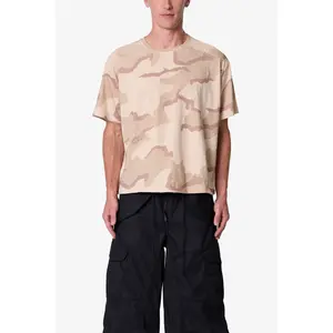 mnml Sprayed Slub Tee - Desert Camo