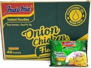 Nigerian Indomie Noodles 40 pack (1box) (Chicken/Onion Flavor, Nigeria Indomie)