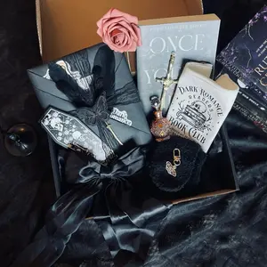 Blind Date with a Book Box - Dark Edition | Veiled Novellas Box | Spooky | Gothic | Halloween / Book Lover’s Gift | Gift for Her | Spicy/Smutty | Bookish