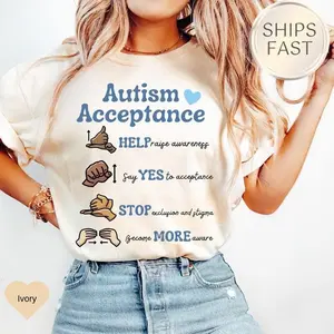 Autism Aware T-shirt, Autism Acceptance Shirt, SPED Teacher Shirt Gift, Autism Support Shirt