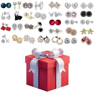 Jewelry Mystery Box – Trendy Fine Jewelry with Random Necklaces, Earrings, Bracelets, Charms & Adjustable Rings, Cute Surprise, Waterproof, Durable, Perfect Gift