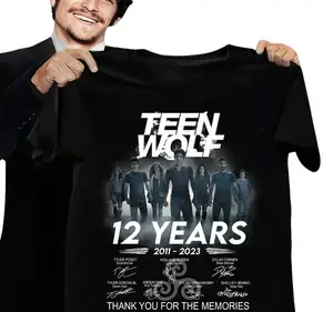 Teen Wolf 12 Years Anniversary 2011-2023 Signatures Gifts For Fans Movie T-Shirt Cotton Menswear