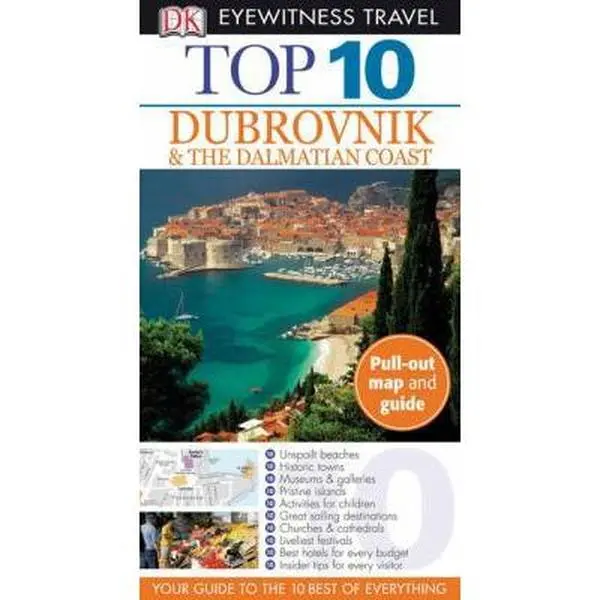 USED-Top 10 Dubrovnik and the Dalmatian Coast (Eyewitness Top 10 Travel Guide) by James Stewart (Paperback)