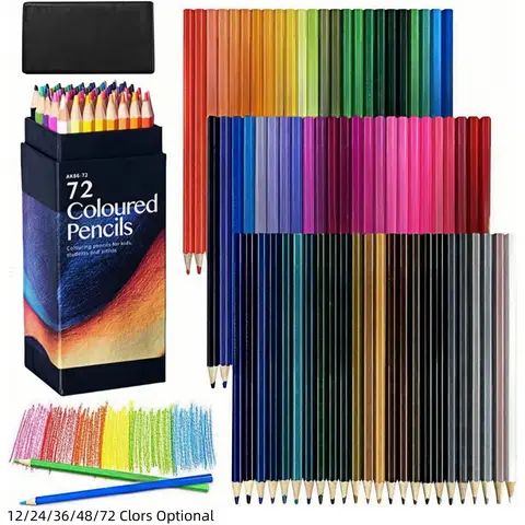 Coloured Pencils for Adult Coloring Books, Soft Core Coloring Pencil Set for Adults Kids Beginners, Drawing Pencils for Sketching, Shading, Blending, Art Supplies, Drawing Tools, Artist Pencil Set