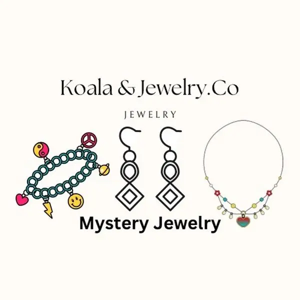 Koala & Co. Jewelry Mystery Handmade Jewelry Set - Unique Charms Bracelets Earrings Necklaces & Keychains in Silver or Gold