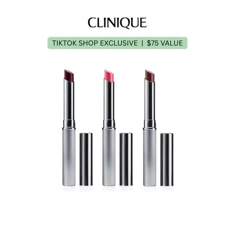 [Clinique] Almost Lipstick Honey Trio - Almost Lipstick in Black Honey, Pink Honey and Nude Honey | Sheer + Lightweight