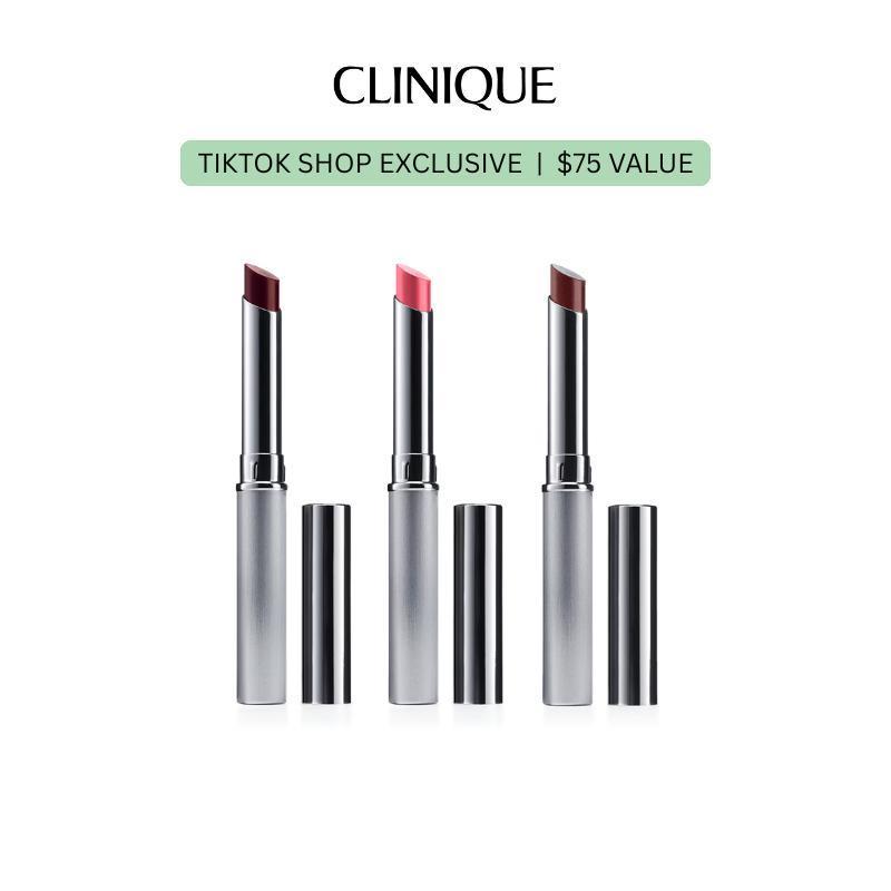 Clinique Almost Lipstick Honey Trio - Almost Lipstick in Black Honey, Pink Honey and Nude Honey