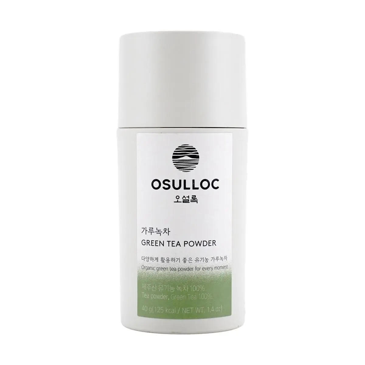 Osulloc Organic Jeju Green Tea Powder 40g - 100% Pure USDA Certified Matcha for Lattes, Baking & Smoothies - Korea's #1 Tea Brand
