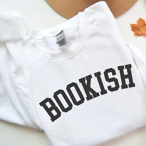 Bookish Sweatshirt, Bookworm Crewneck, Book Nerd Sweater, Cozy Gift for Book Lovers, Librarian Reading Sweatshirt, Book Club Fall Pullover