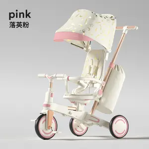 WINHOPE 9-in-1 | Multifunctional tricycle for babies aged 1–6 years, anti-tipover, foldable, quiet, shock absorption
