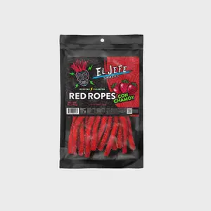 El Jefe Red Ropes con Chamoy Candy
