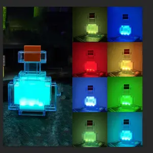 Color Changing Potion Bottle  ,8Color Ambient Glow Ornament for Bedroom Desk Living RoomPlayroom Home Decor, Video Game Gifts, Colorful MoodDecoration,Festive gift