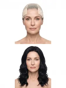 Wig Grip Cap for Glueless Wig, 4x5 Adjustable Lace Wig Grip Cap with Grip Band, One Size Fits All, Comfortable and Secure Fit