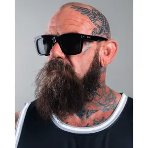 Eldo Sunglasses - Polished Black & Gray