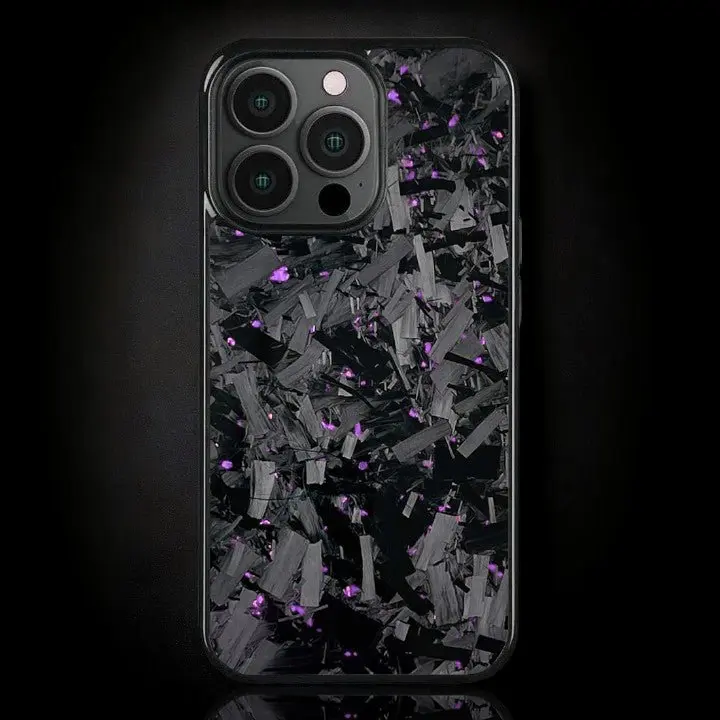 BOLD FORGED Carbon Fiber iPhone Case - Purple