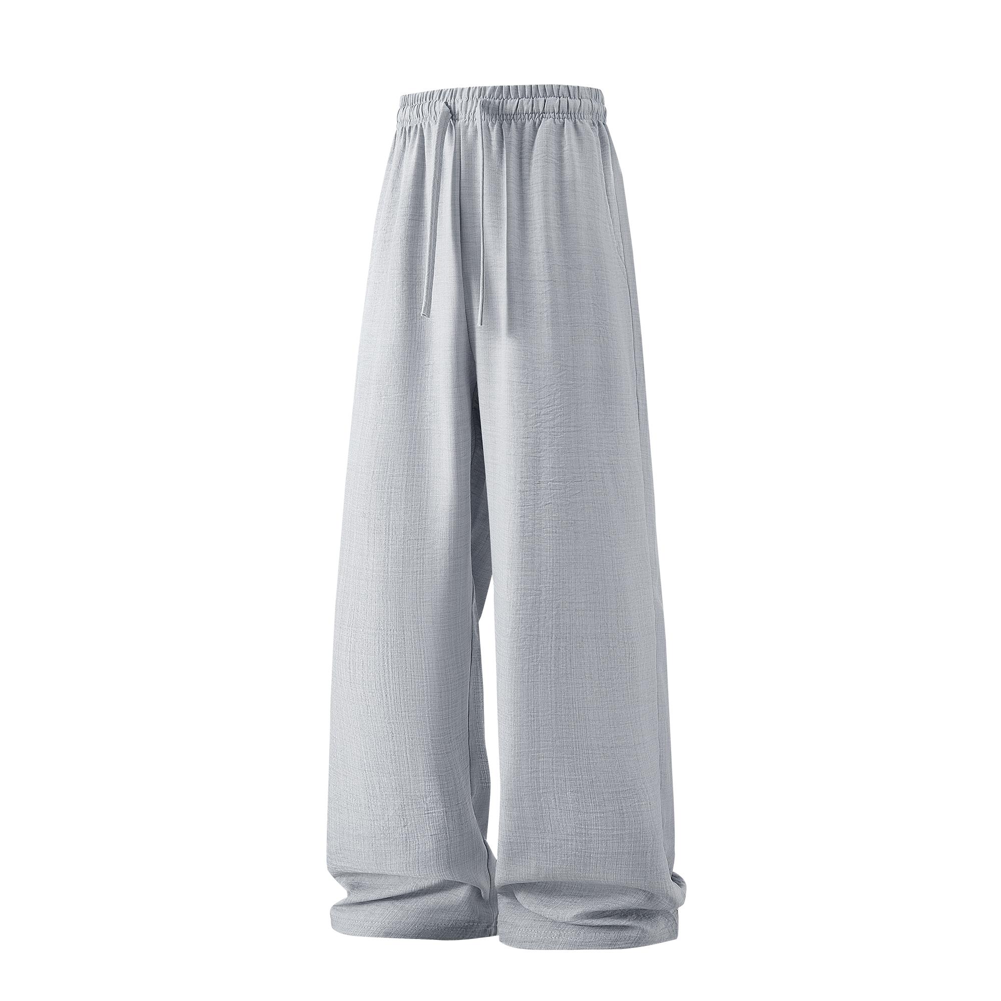 Men’s summer lightweight casual retro pants | Loose fit, drawstring tie, breathable and stylish, suitable for indoor gatherings and outdoor activities, minimalist design | Composition: 100% polyester fiber, cool to wear Trouser pantalones para hombre Men’s summer lightweight casual retro pants | Loose fit, drawstring tie, breathable and stylish, suitable for indoor gatherings and outdoor activities, minimalist design | Composition: 100% polyester fiber, cool to wear Trouser pantalones para hombre