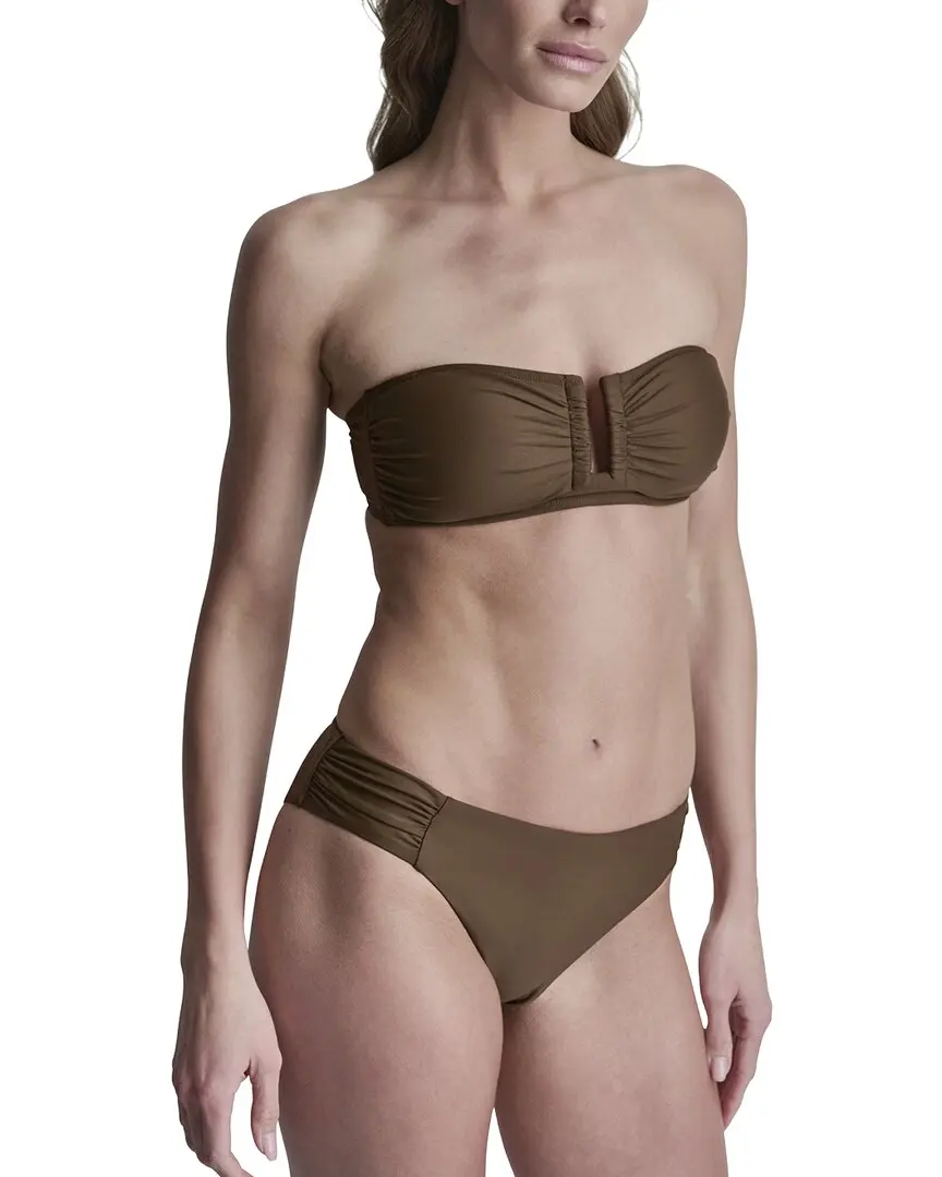 DKNY Shirred Bikini Set
