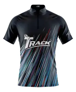 Track Bowling Jersey Orb Custom Name