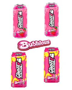 NEW Ghost Energy Drink 4-Pack - Strawberry Splash, OG Bubbalicious Flavors