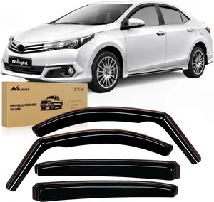 Nilight in Channel Rain Guards for Toyota Corolla 2020 2021 2022 2023 2024 2025 Sedan Original Window Deflectors, Vent Window Visors-4PCS Car Accessories Cover Autos Automotive dealsforyoudays Vehicle Replacement