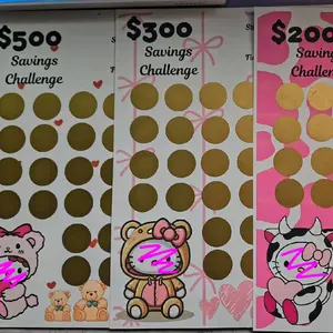 Set of 3 Full Page Scratch Off Challenges