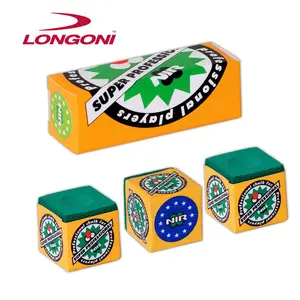 Longoni NIR Super Professional Billiard Chalk Green 3 pcs