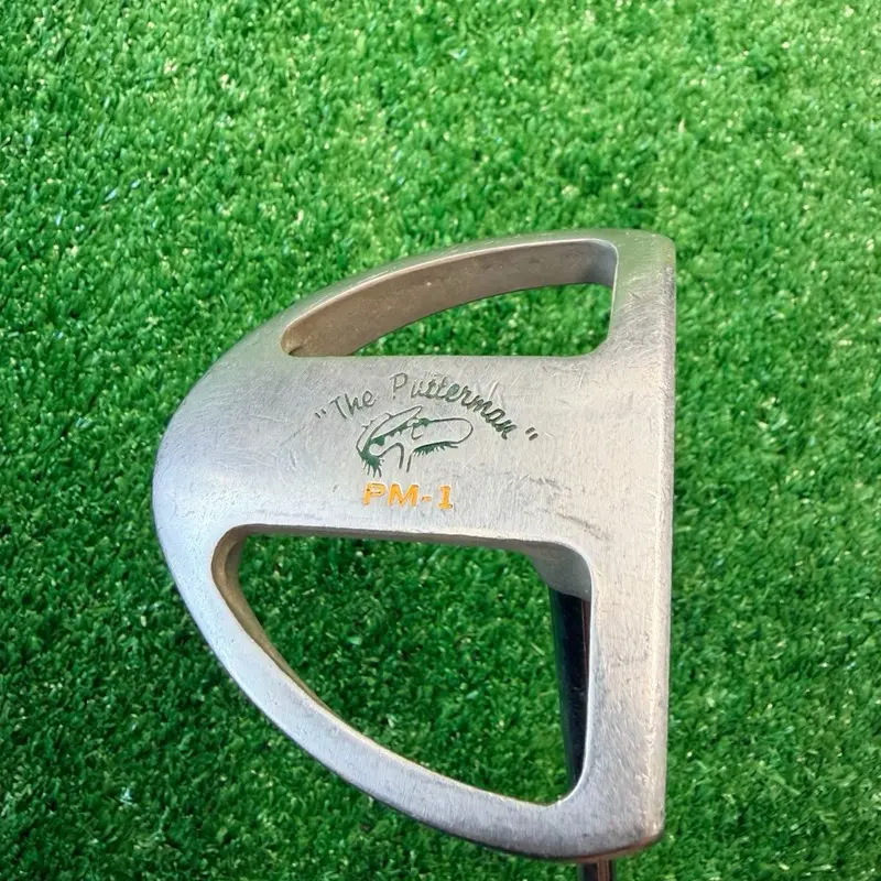 The Putterman PM-1 35” center shafted putter with MEW EVNroll grip