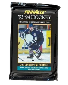 1993-94 Pinnacle Series 1 U.S. Edition America Ice Hockey Trading Card Pack - 15 Cards, Premium Positioning, Refined Design Aesthetics, Superior Photography