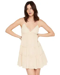 By Together Women's Crochet Sleeveless Mini Dress - Cl1509