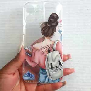 College Life transparent iPhone case Accessories Cover Protection Floral