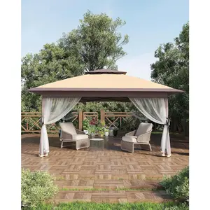 "12x12 FT Instant Pop Up Gazebo Tent with Netting - Adjustable Height for Backyard Beach"  tent five  below  tent camping  tents hammock chair