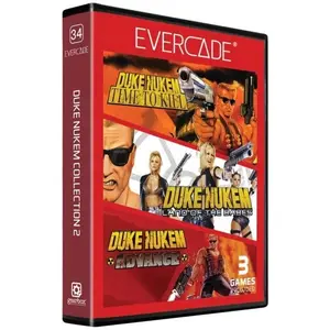Evercade Duke Nukem Cartridge - Cartridge 2 - Duke Nukem Time to Kill, Land of the Babes, Advance