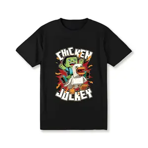 Golf Gift T-Shirt For Men And Women Chicken Jockey T-Shirt, Gift For Game Lover Chicken, Quirky Cotton Graphic Tees, Hilarious Gaming Gift For Kids Men Women