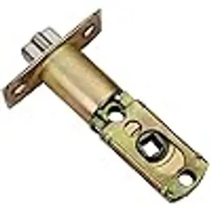 1PCS Adjustable Deadlatch 2-3/8'' or 2-3/4'', Keyed Entry Door Lock Replacement Latch with Strike, Universal Replacement Part for Smart Door Lock and Inner Door Handles