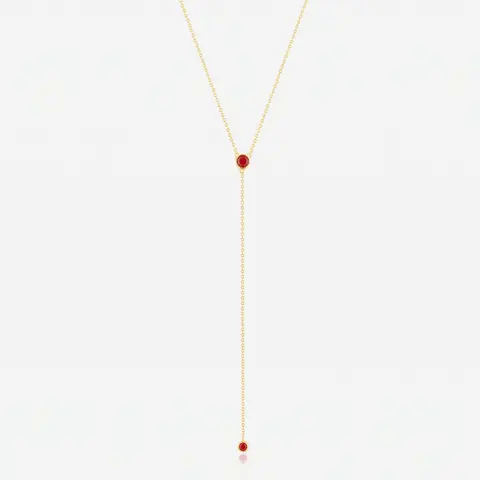 EVRY JEWELS Gold or Silver Plated Women's Hypoallergenic Alina Lariat Necklace