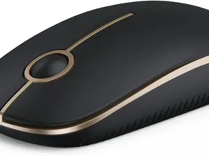 Wireless Mouse, 2.4G Slim Portable Computer Mouse with Nano Receiver Quiet Silent Optical Laptop Mouse for Notebook, PC, Laptop, Computer