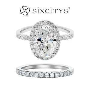 【V38】Luxury Oversized-Carat Synthetic Moissanite Rings Collection - Fashionable, and Elegant Everyday Ring Multi-Style High-End Bridal Jewelry for Women, Anniversary/Valentine's Day/ Gift with Personalization Design Elegant & Fashionable